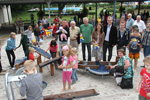 Einweihung Kinderwasserspielplatz