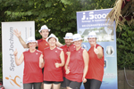 Ein dorf beacht Volleyball