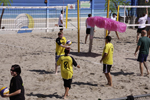 Ein dorf beacht Volleyball