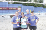 Ein dorf beacht Volleyball