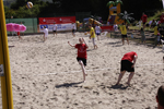 Ein dorf beacht Volleyball